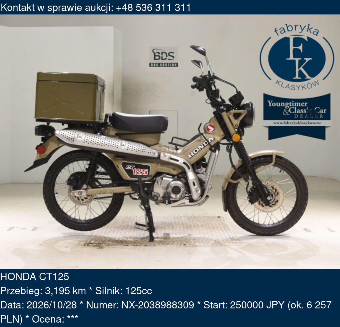HONDA CT125  - zdjęcie 2