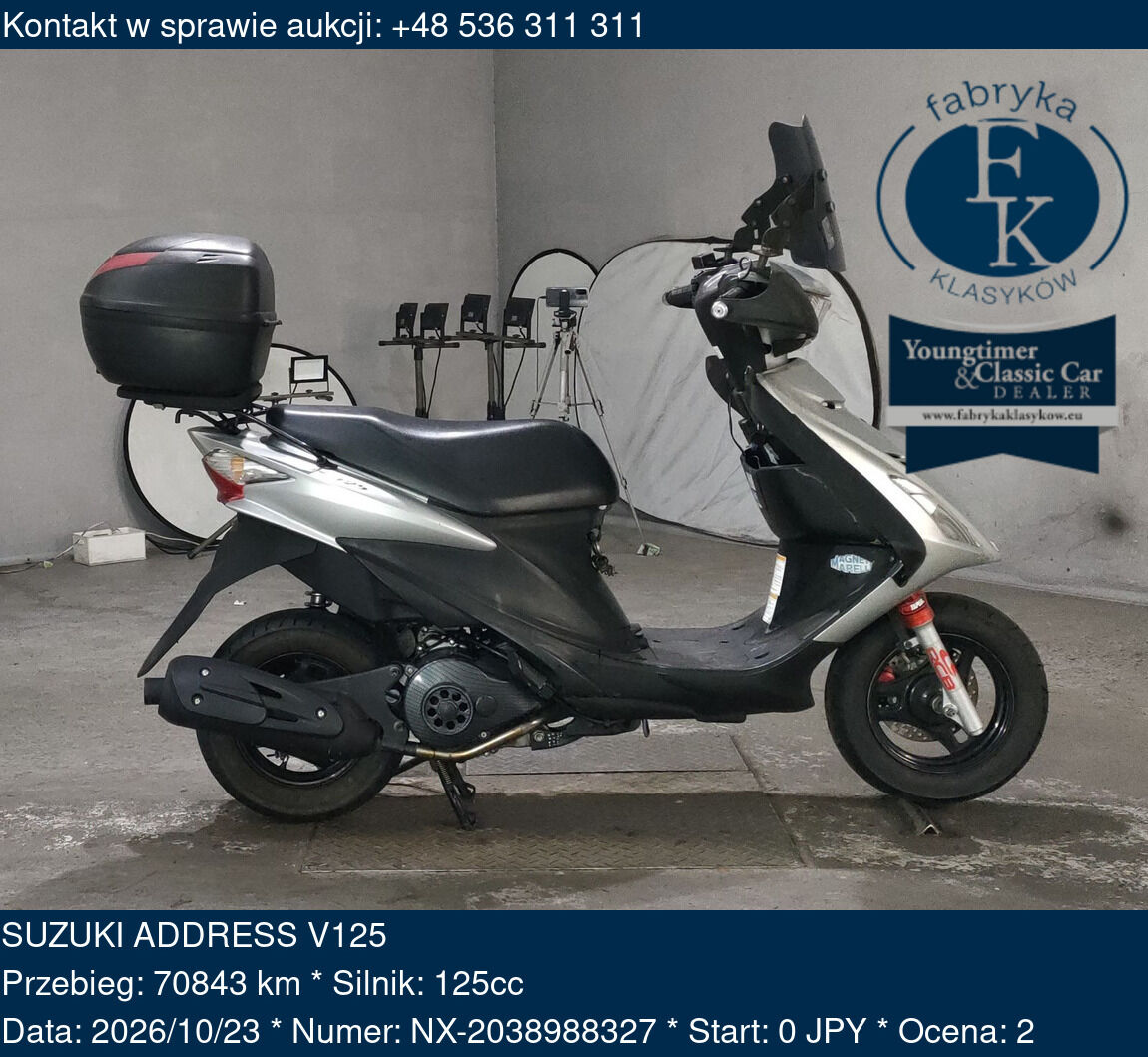 SUZUKI ADDRESS V125  - zdjęcie 2