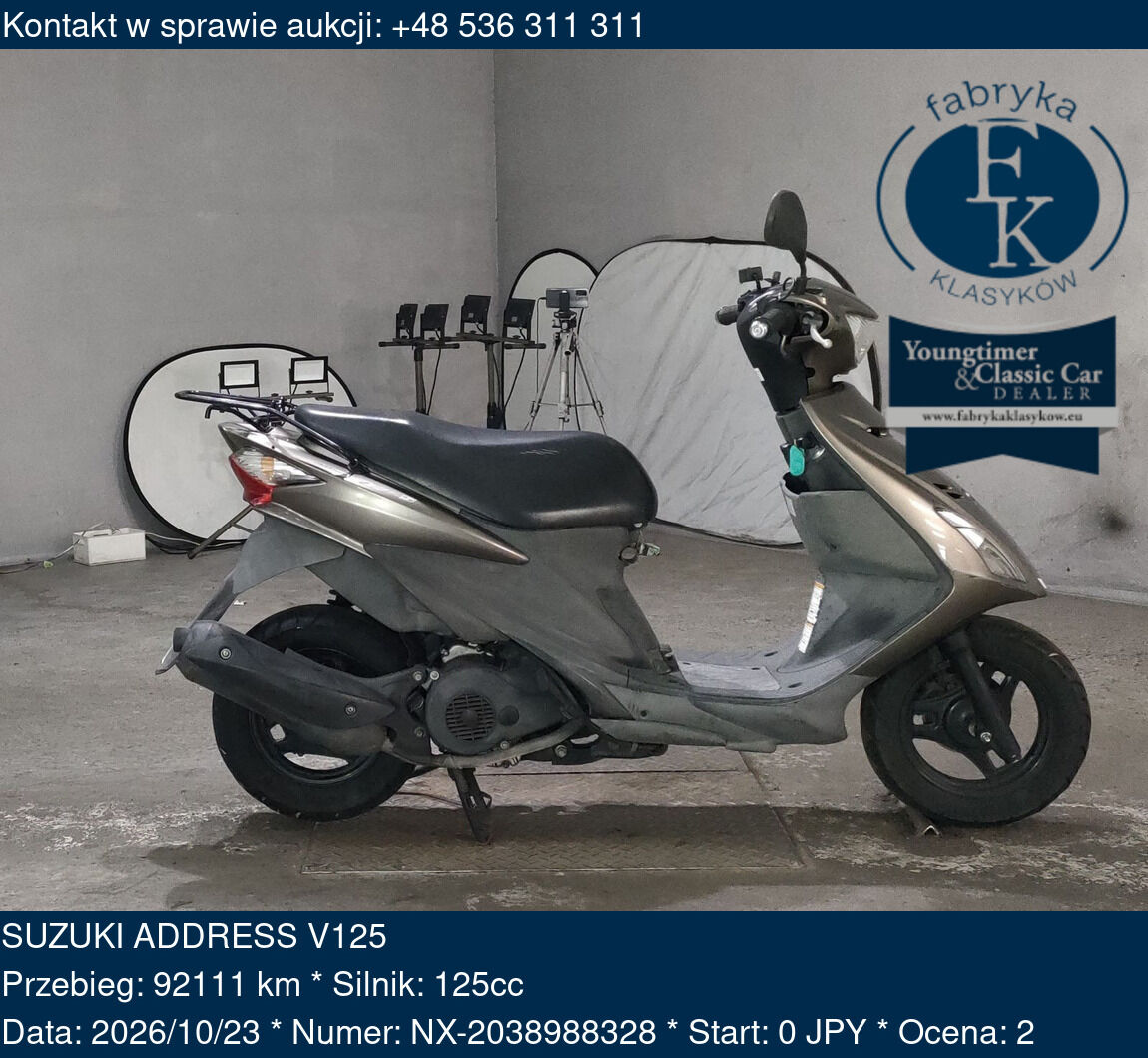 SUZUKI ADDRESS V125  - zdjęcie 2