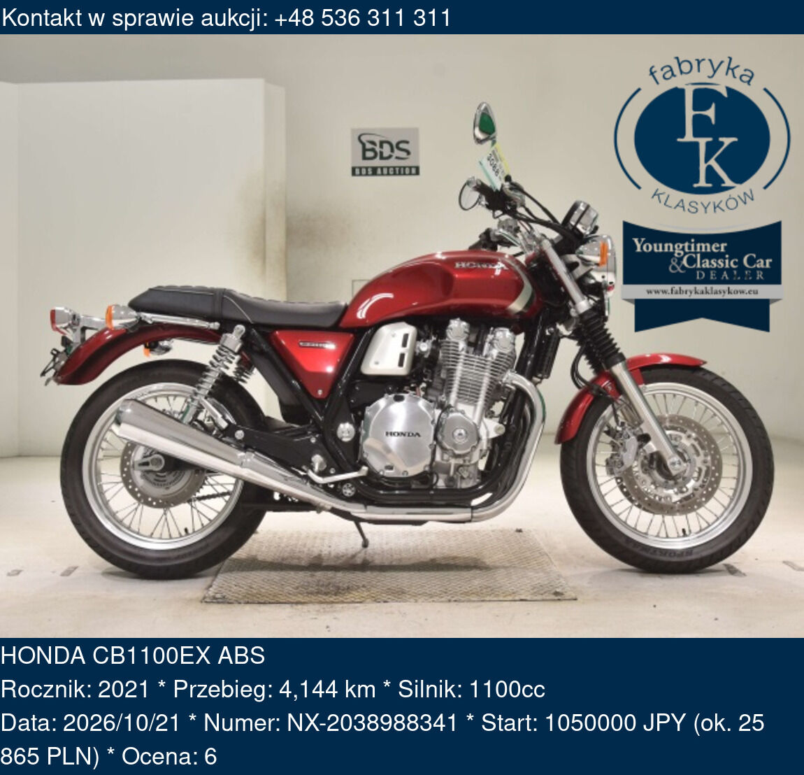 HONDA CB1100EX ABS 2021 - zdjęcie 2