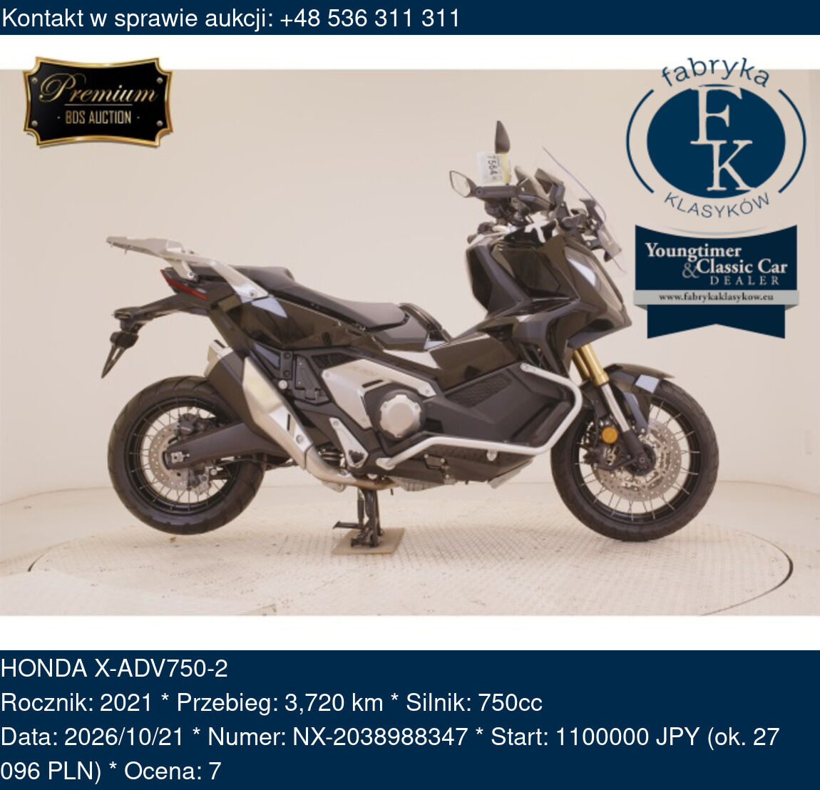 HONDA X-ADV750-2 2021 - zdjęcie 2