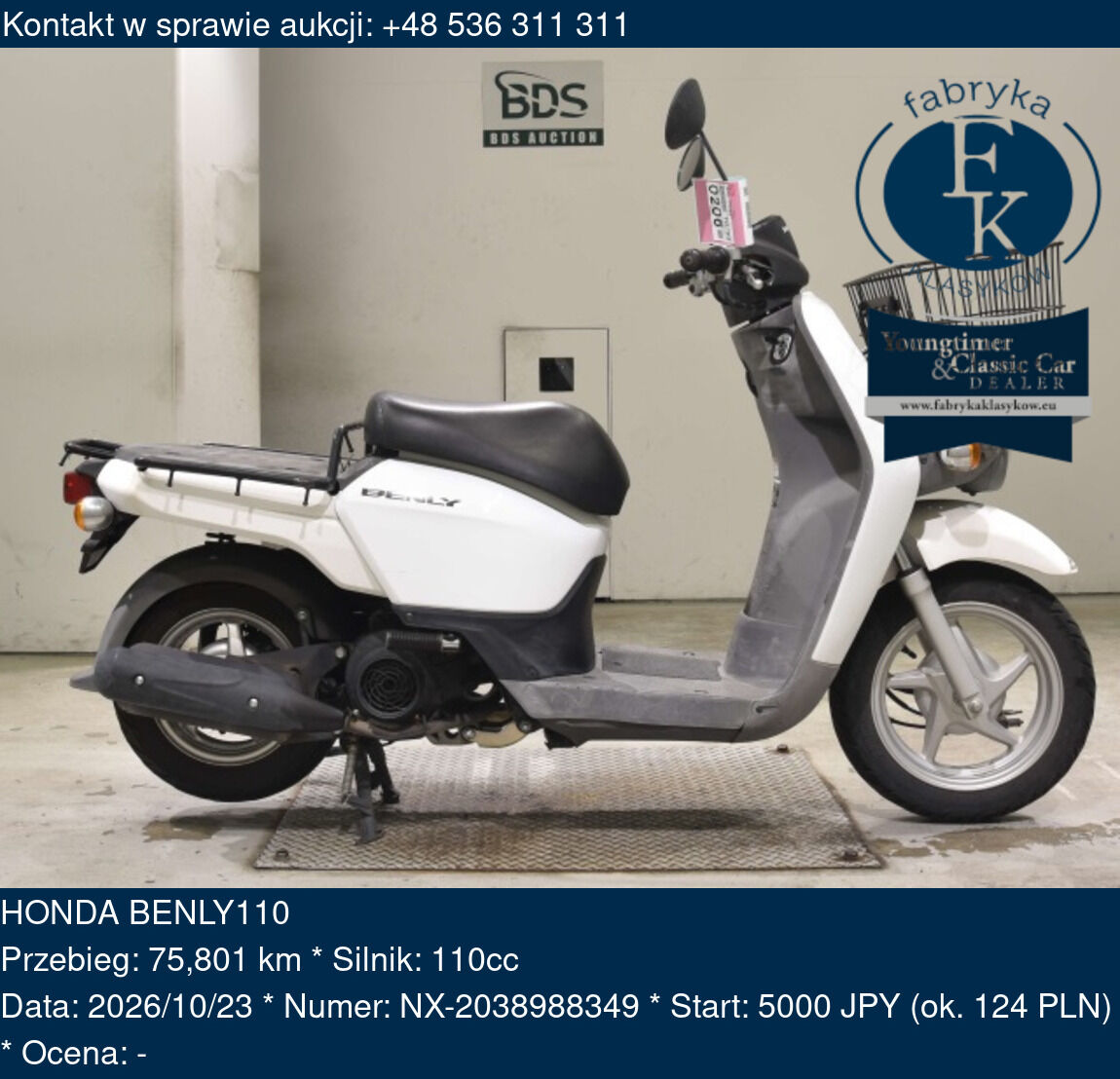 HONDA BENLY110  - zdjęcie 2