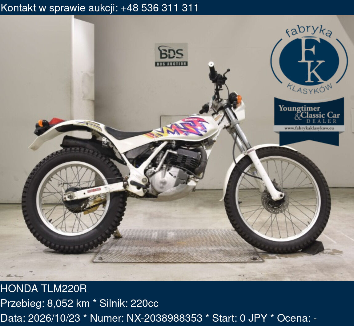 HONDA TLM220R - zdjęcie 2