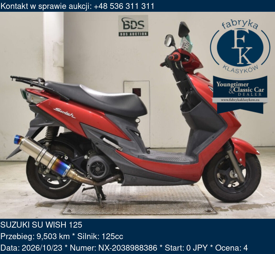 SUZUKI SU WISH 125  - zdjęcie 2