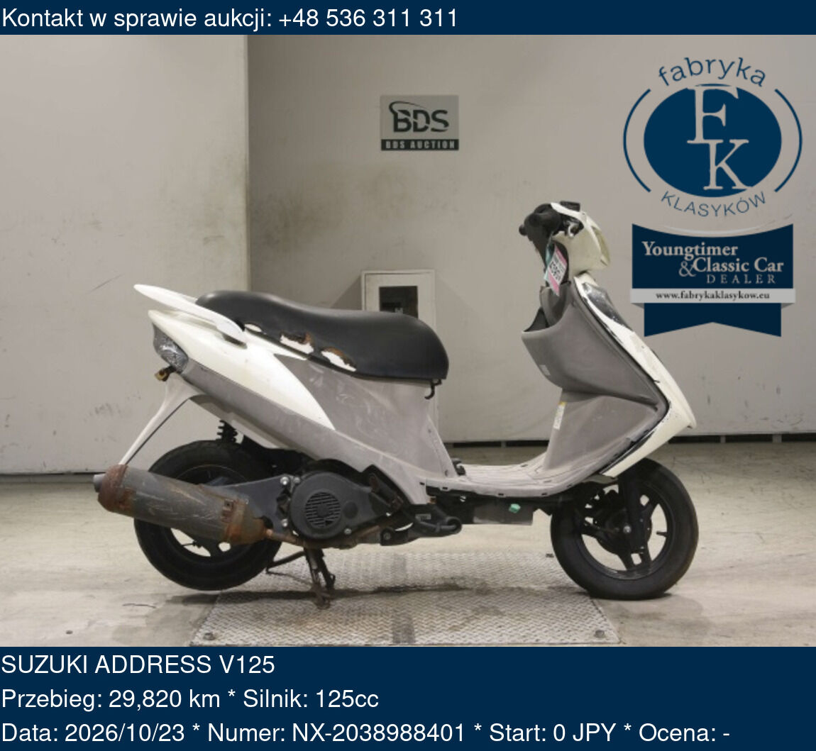 SUZUKI ADDRESS V125  - zdjęcie 2