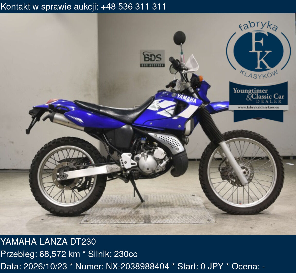 YAMAHA LANZA DT230 - zdjęcie 2