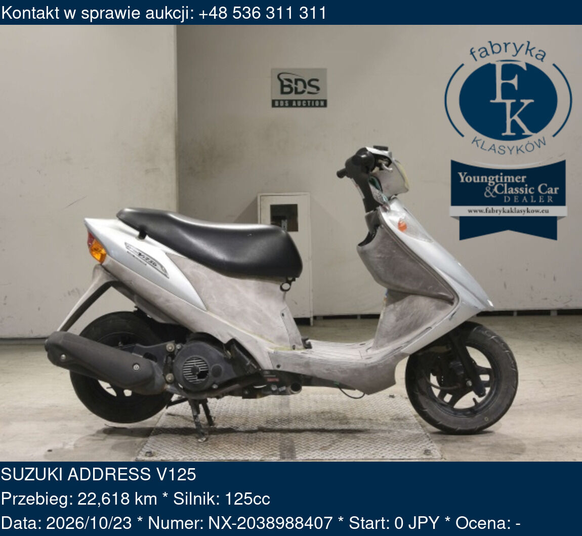 SUZUKI ADDRESS V125  - zdjęcie 2