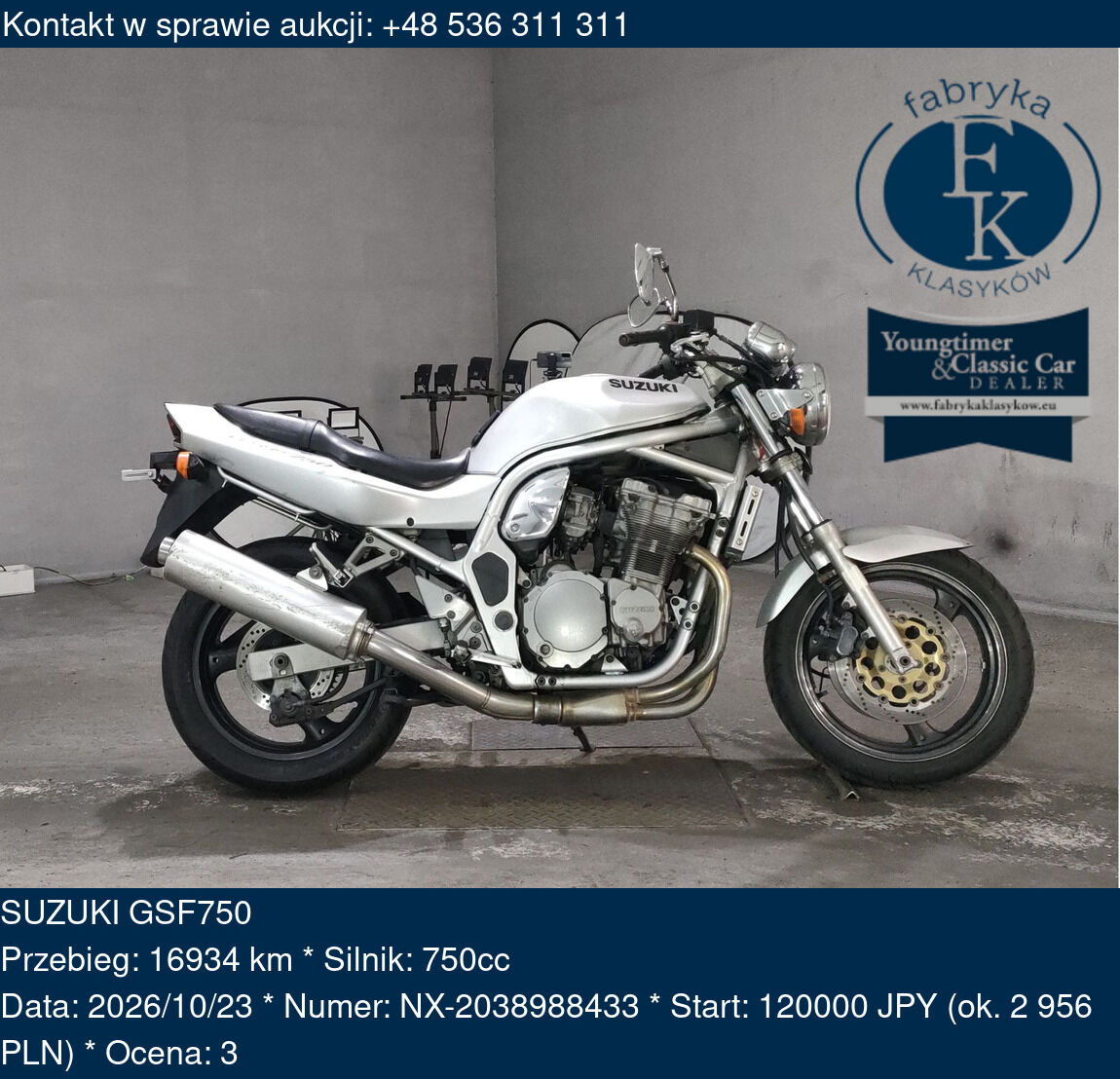 SUZUKI GSF750  - zdjęcie 2