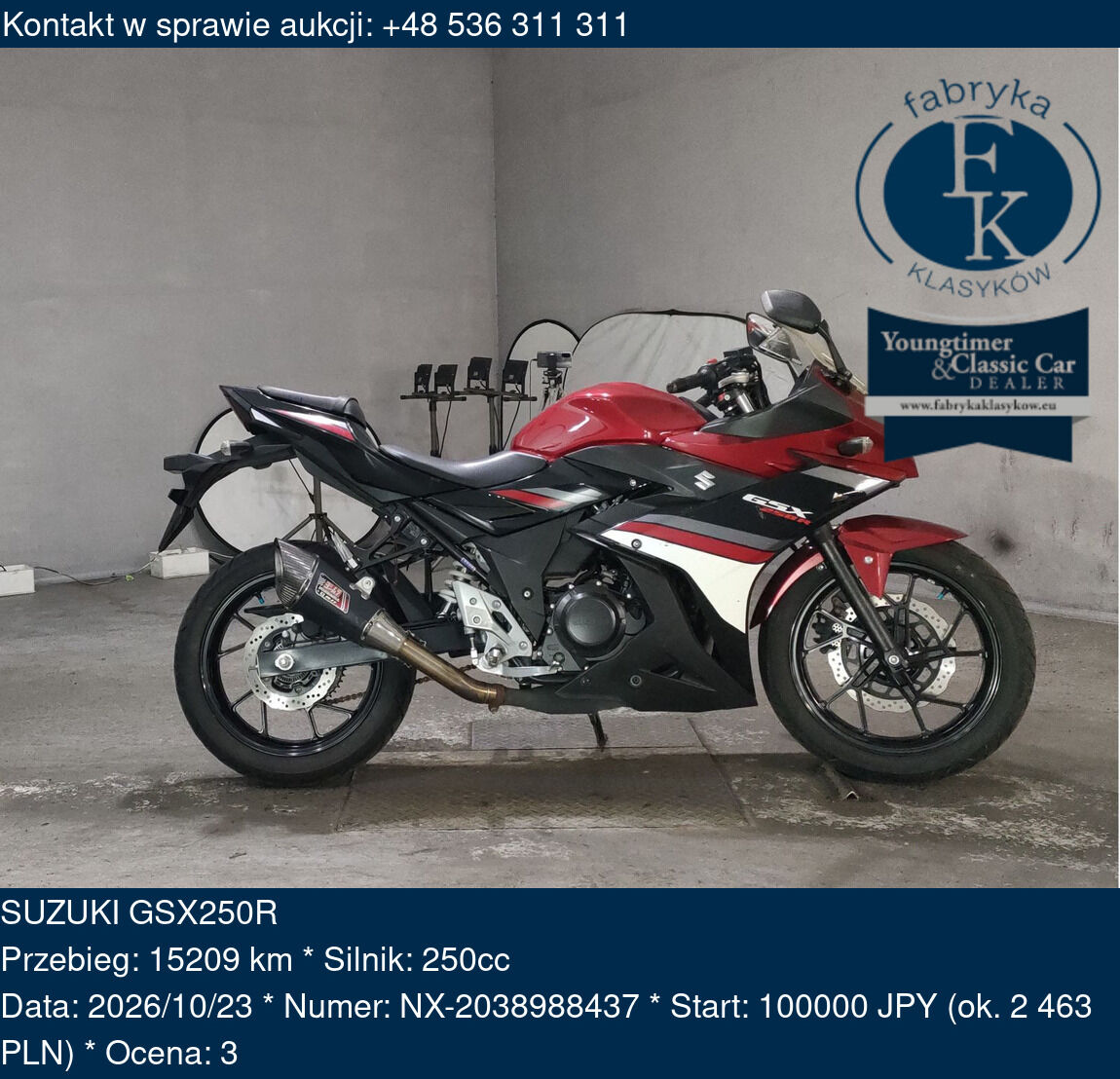 SUZUKI GSX250R  - zdjęcie 2
