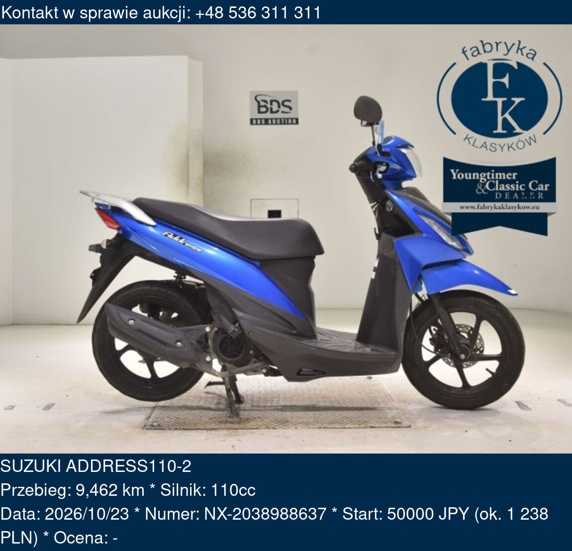 SUZUKI ADDRESS110-2  - zdjęcie 2