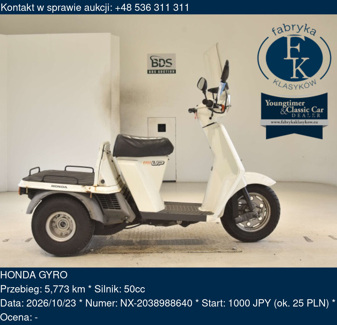HONDA GYRO - zdjęcie 2