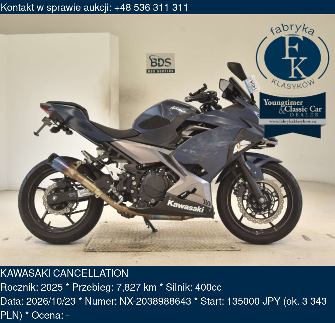 KAWASAKI CANCELLATION 2025 - zdjęcie 2