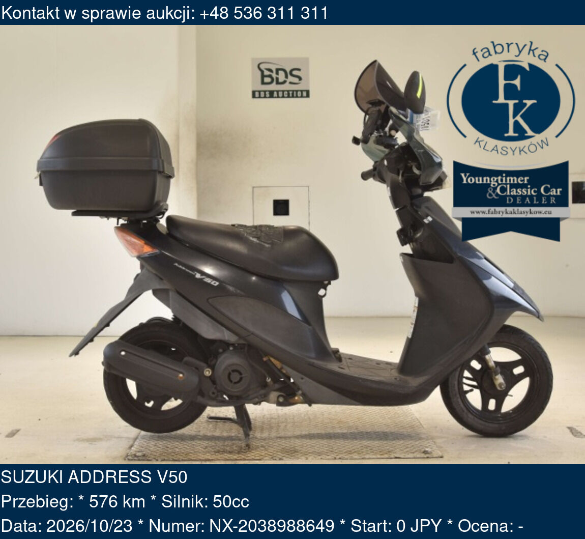 SUZUKI ADDRESS V50  - zdjęcie 2