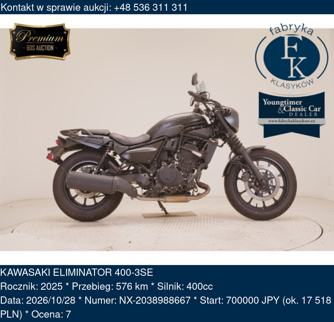 KAWASAKI ELIMINATOR 400-3SE 2025 - zdjęcie 2