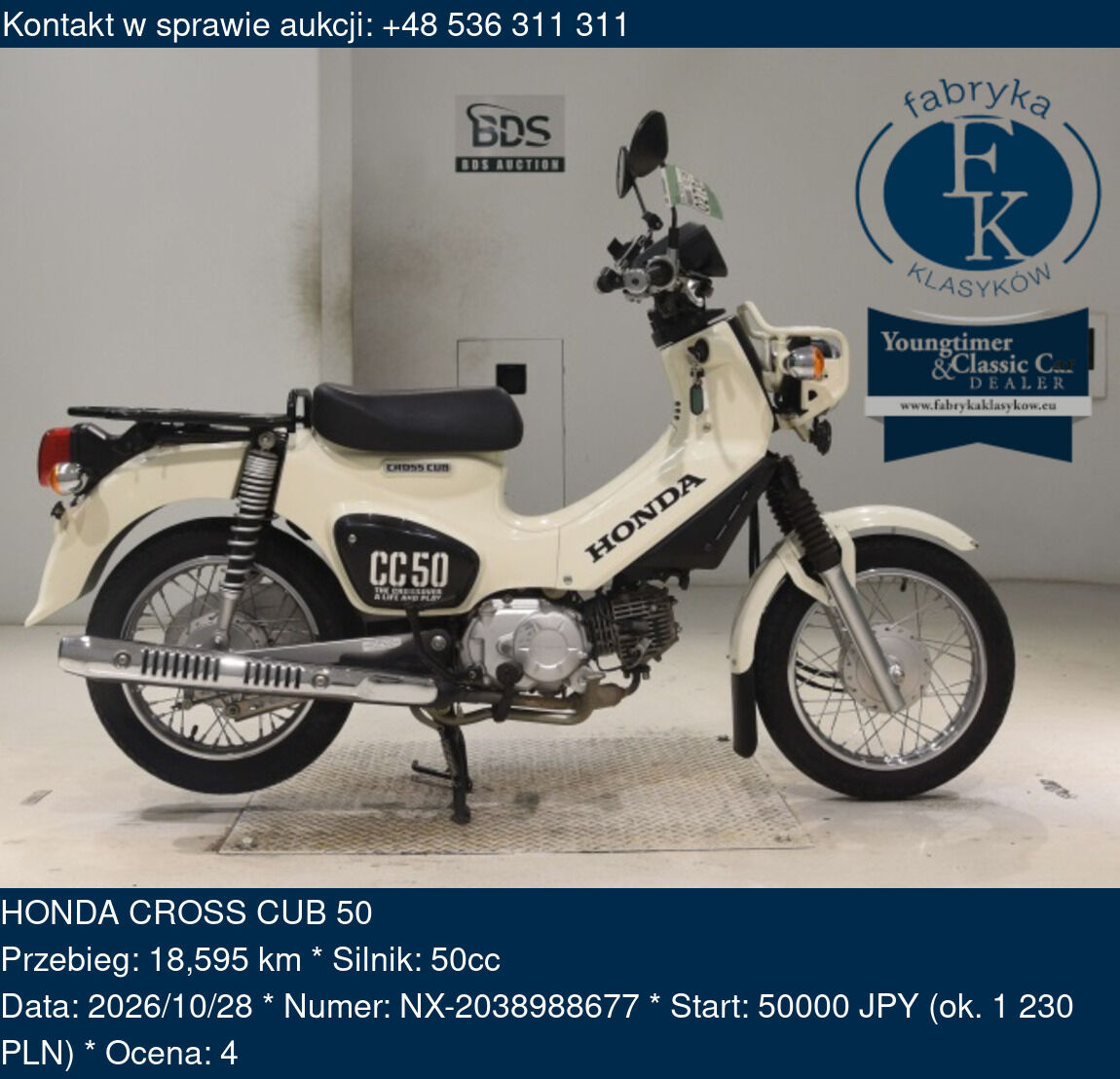 HONDA CROSS CUB 50  - zdjęcie 2
