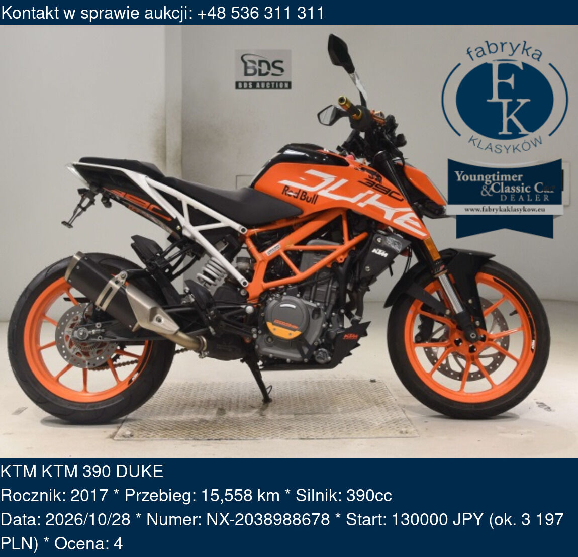 KTM KTM 390 DUKE 2017 - zdjęcie 2