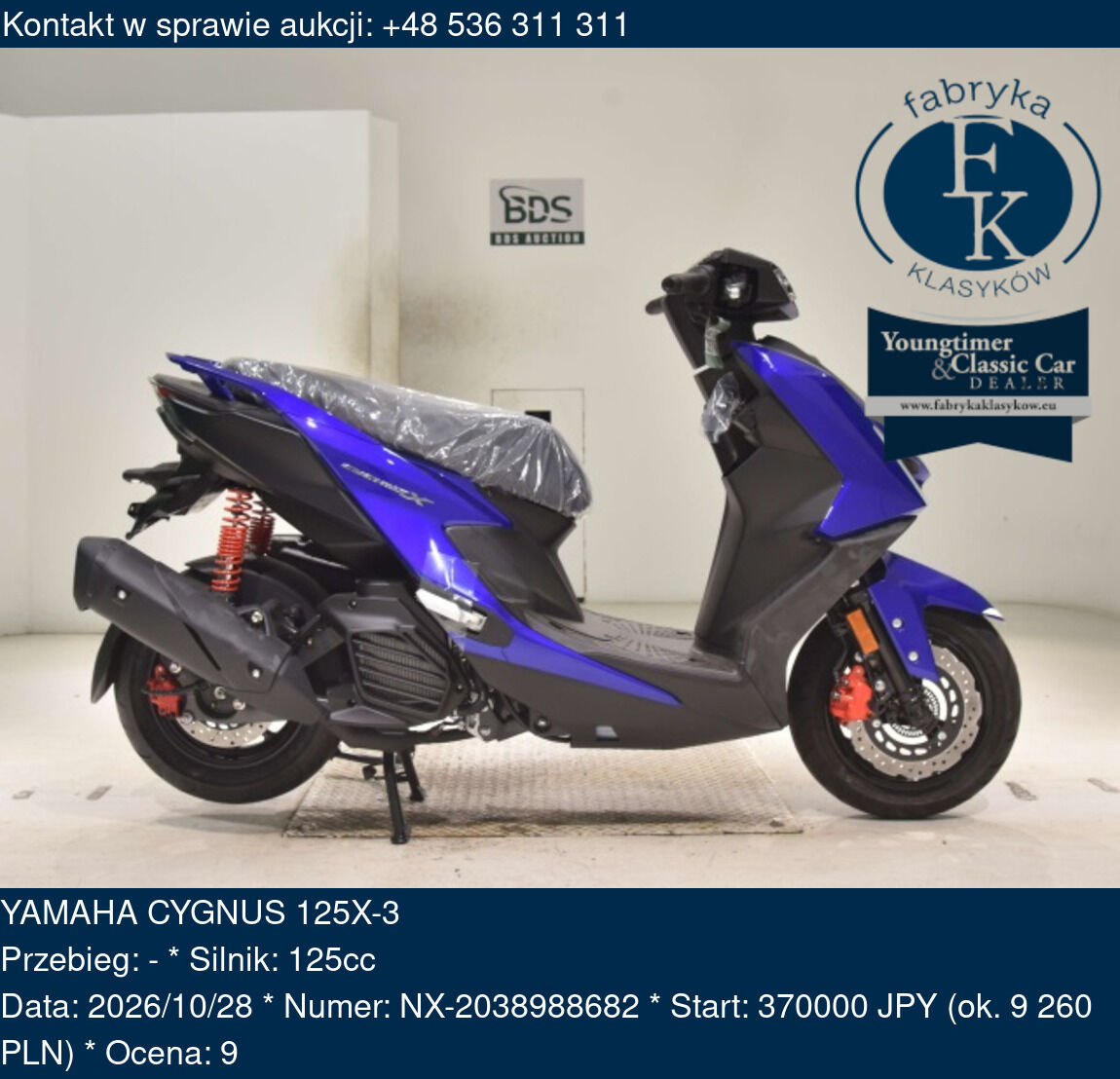 YAMAHA CYGNUS 125X-3  - zdjęcie 2