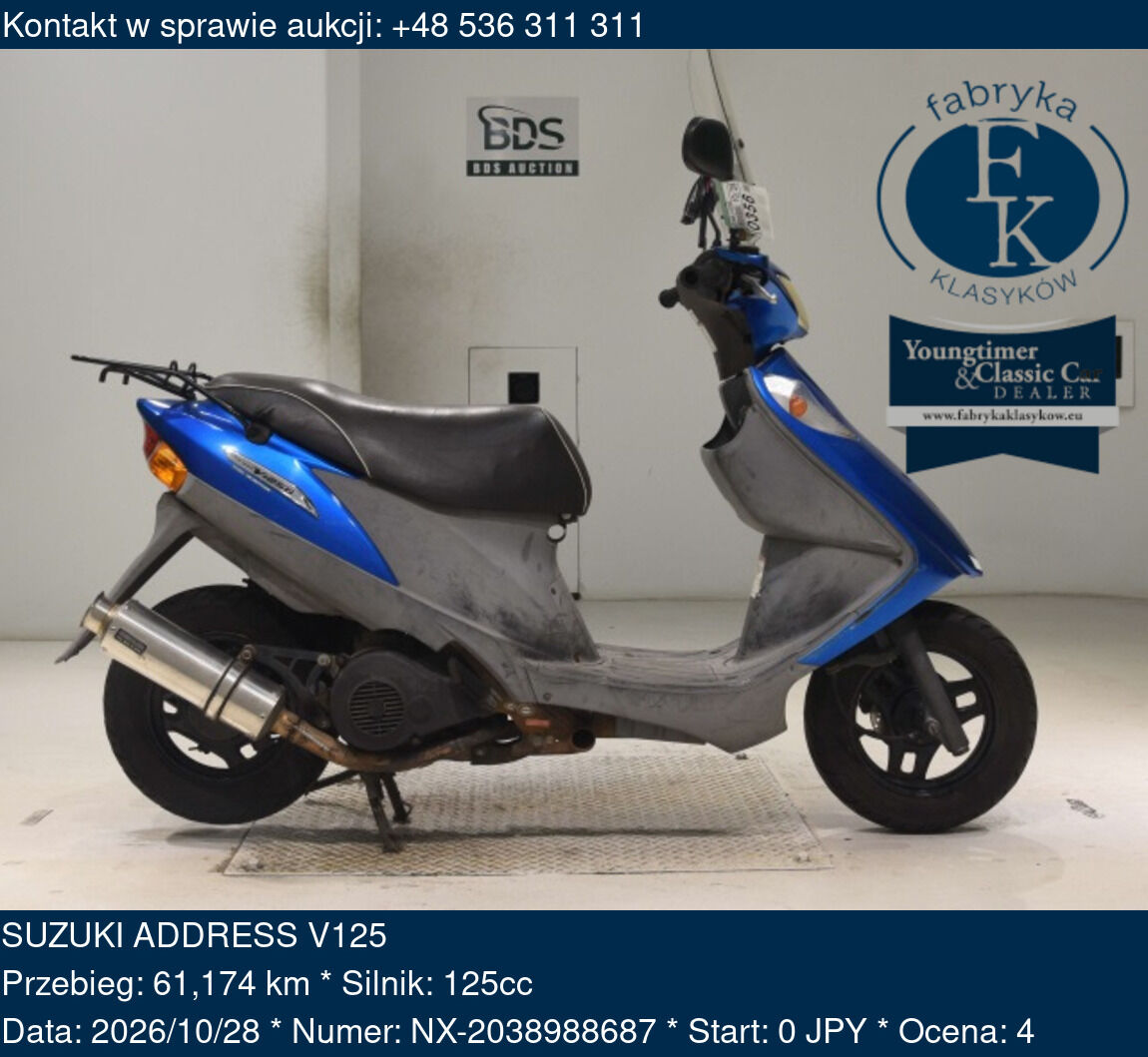 SUZUKI ADDRESS V125  - zdjęcie 2