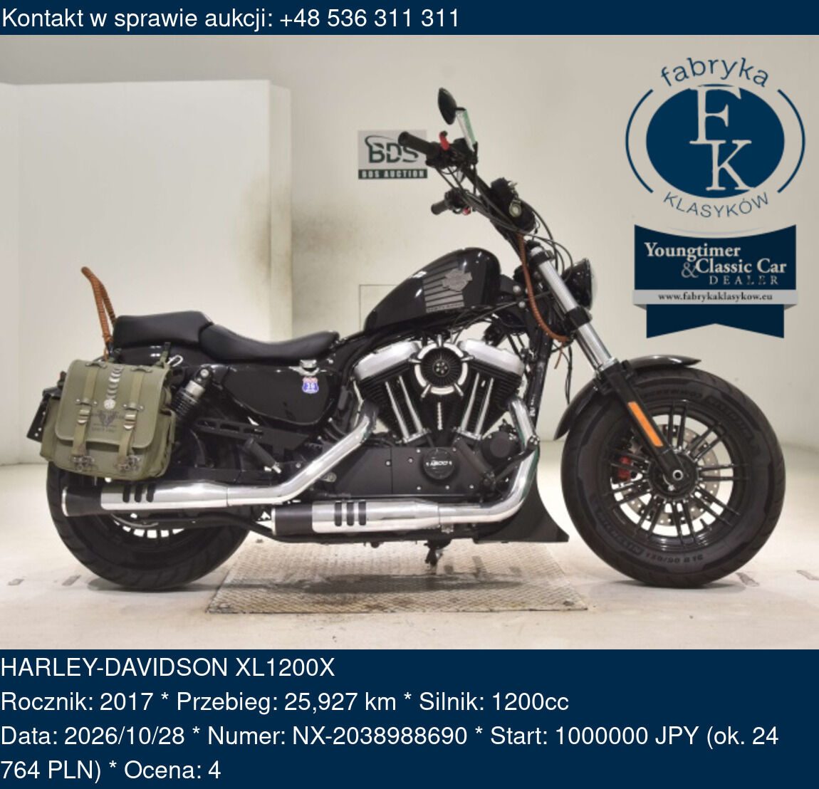 HARLEY-DAVIDSON XL1200X 2017 - zdjęcie 2