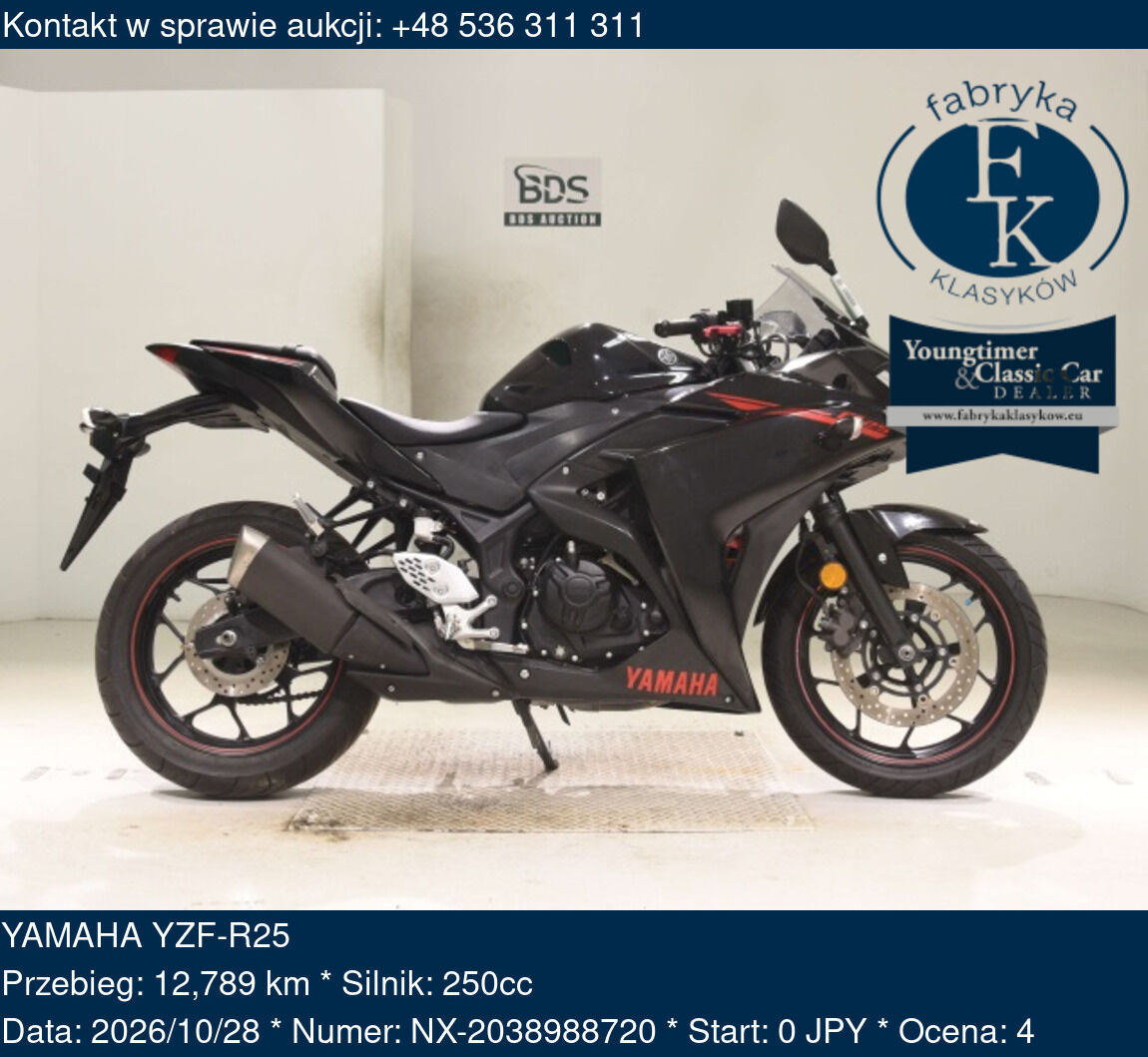 YAMAHA YZF-R25  - zdjęcie 2