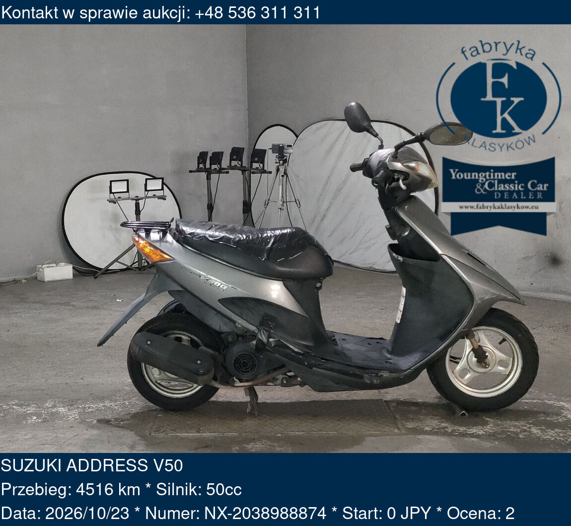SUZUKI ADDRESS V50  - zdjęcie 2