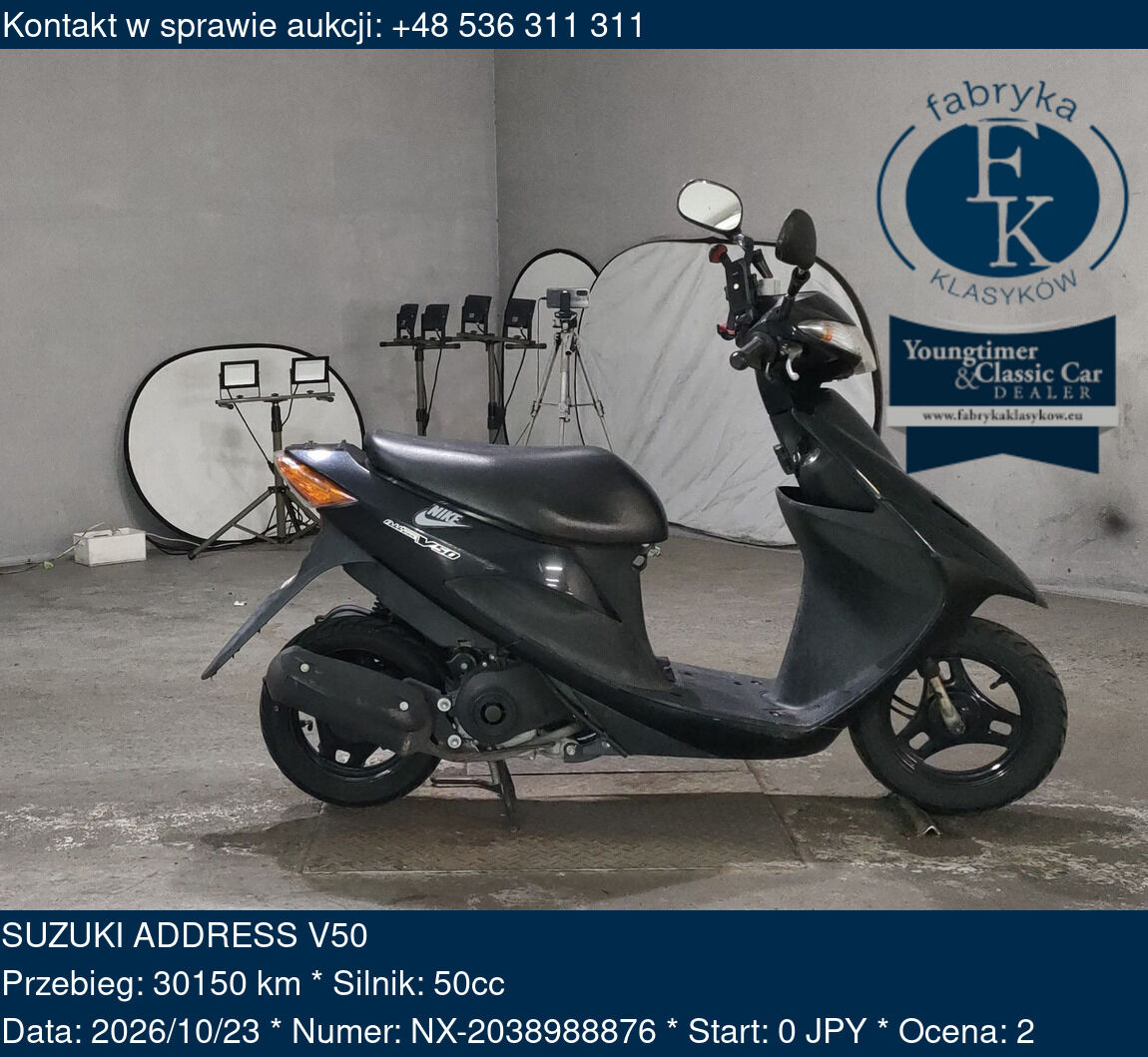 SUZUKI ADDRESS V50  - zdjęcie 2