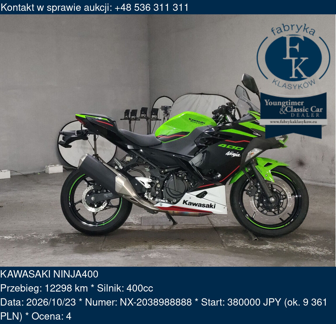 KAWASAKI NINJA400  - zdjęcie 2
