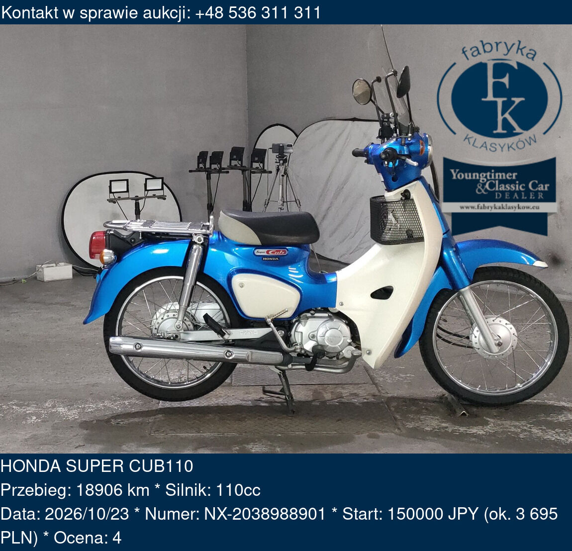 HONDA SUPER CUB110  - zdjęcie 2