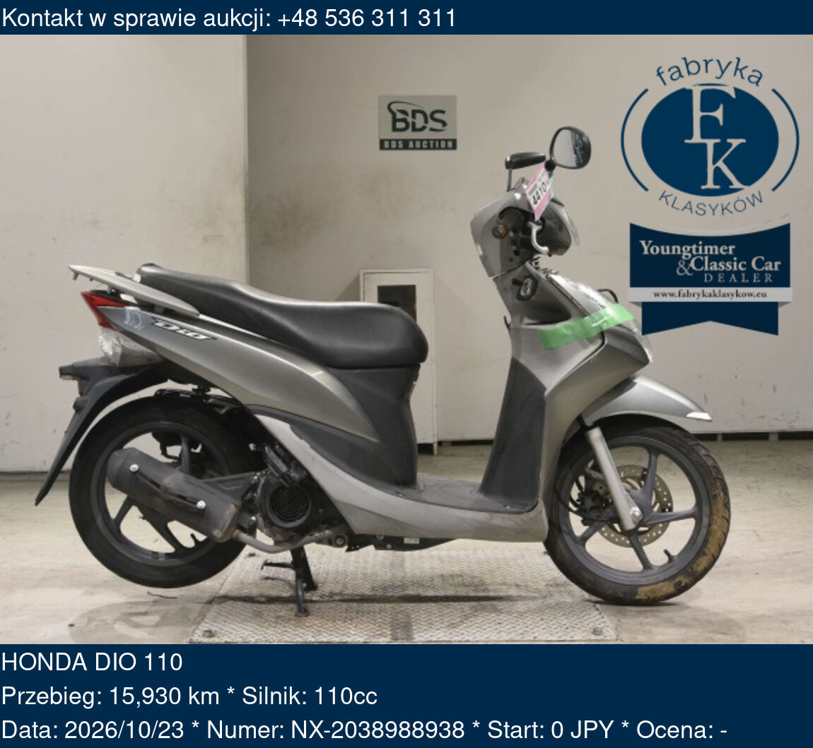 HONDA DIO 110  - zdjęcie 2