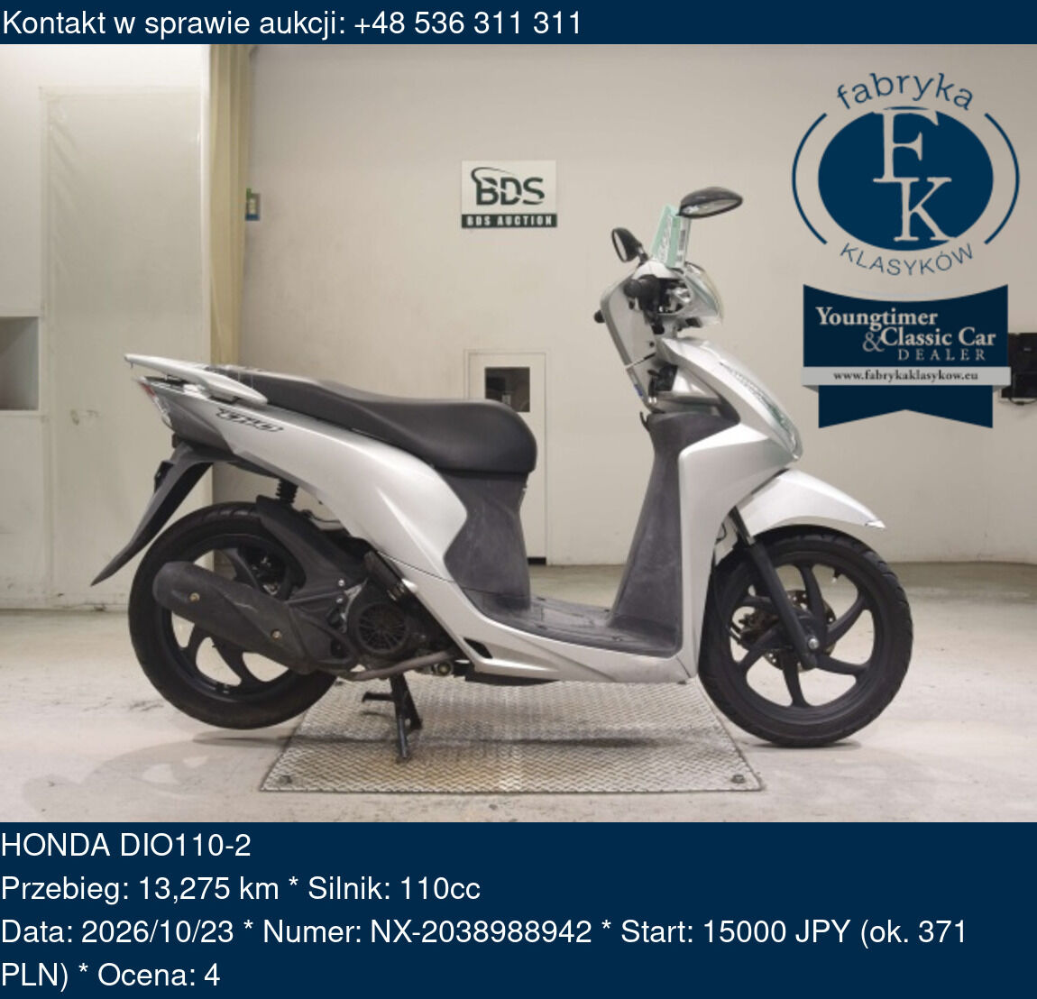 HONDA DIO110-2 - zdjęcie 2