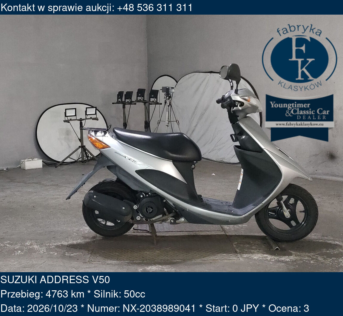 SUZUKI ADDRESS V50  - zdjęcie 2
