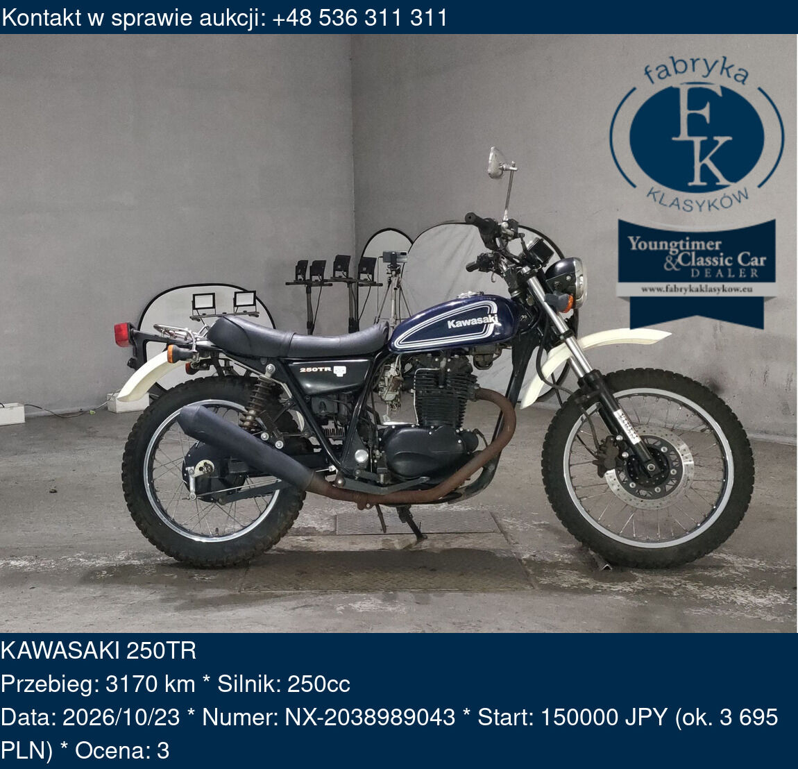 KAWASAKI 250TR  - zdjęcie 2