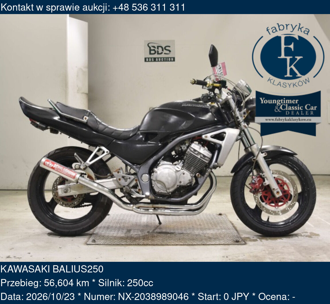 KAWASAKI BALIUS250  - zdjęcie 2
