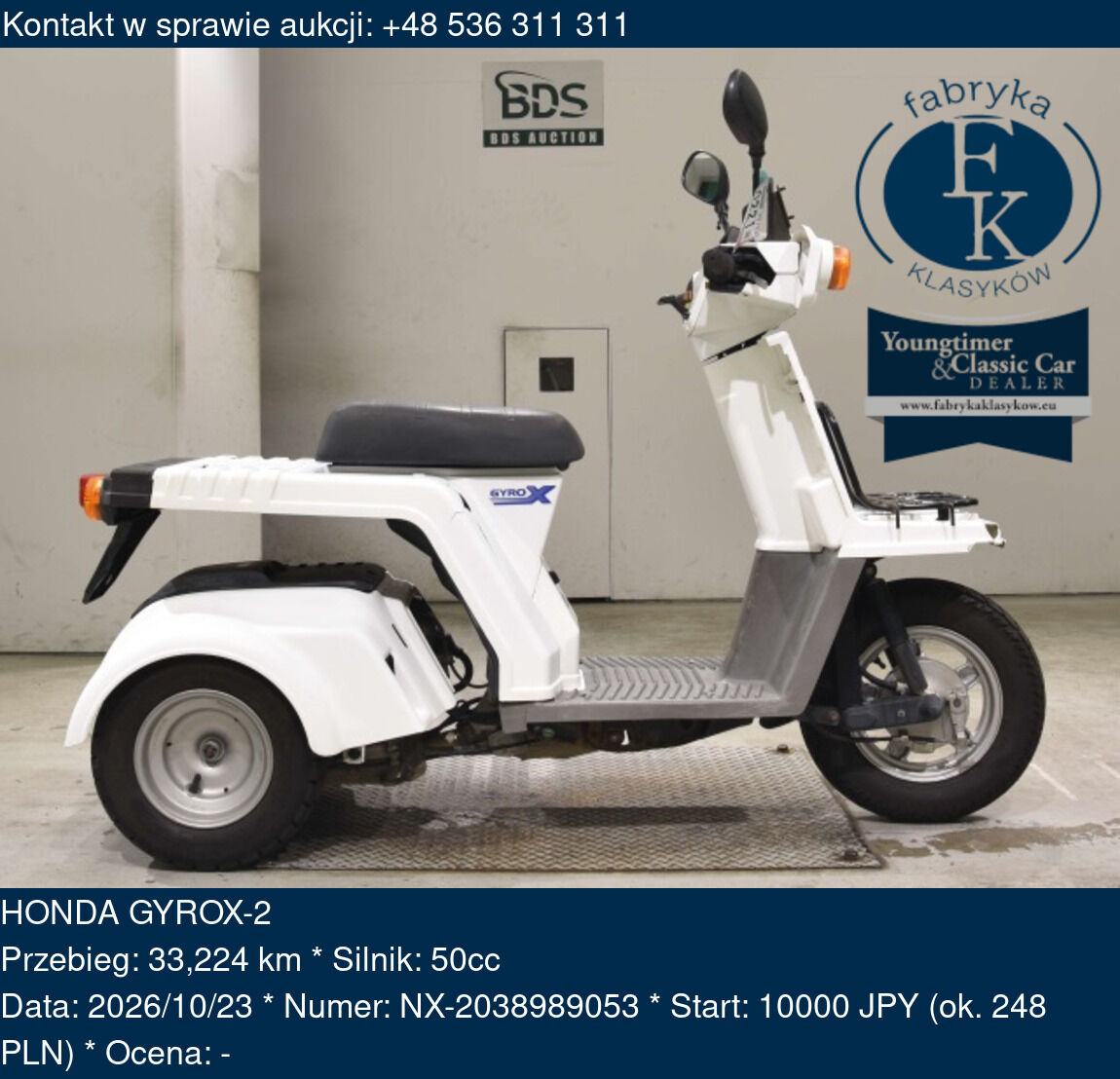 HONDA GYROX-2  - zdjęcie 2