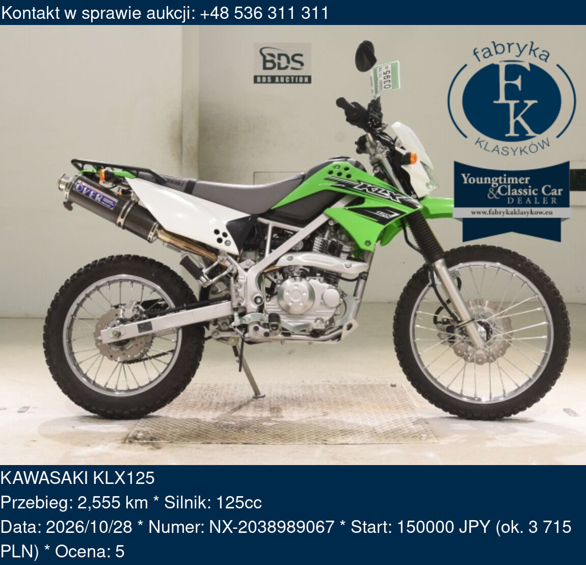 KAWASAKI KLX125  - zdjęcie 2