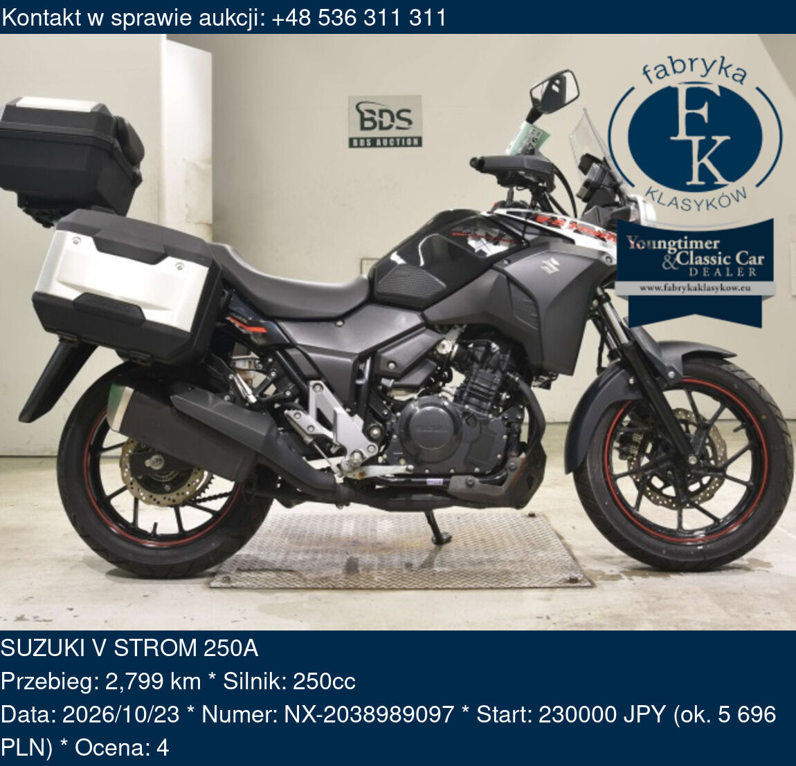 SUZUKI V STROM 250A - zdjęcie 2
