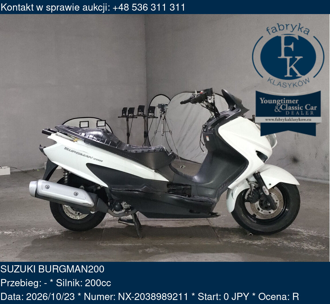 SUZUKI BURGMAN200  - zdjęcie 2