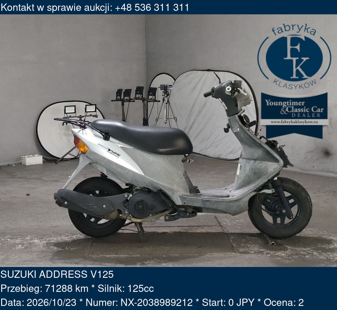 SUZUKI ADDRESS V125  - zdjęcie 2