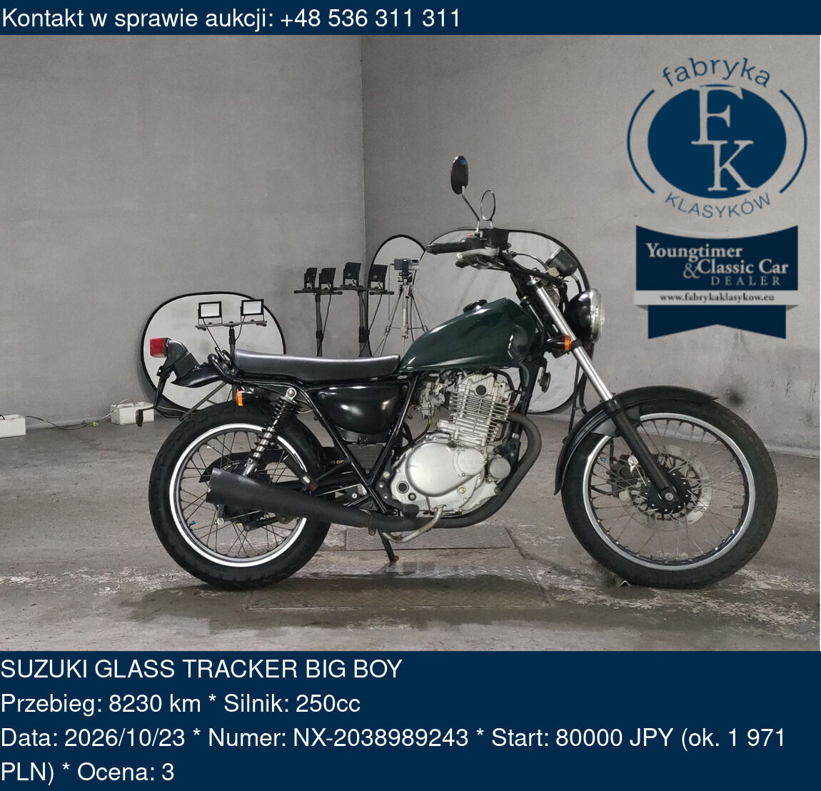 SUZUKI GLASS TRACKER BIG BOY  - zdjęcie 2