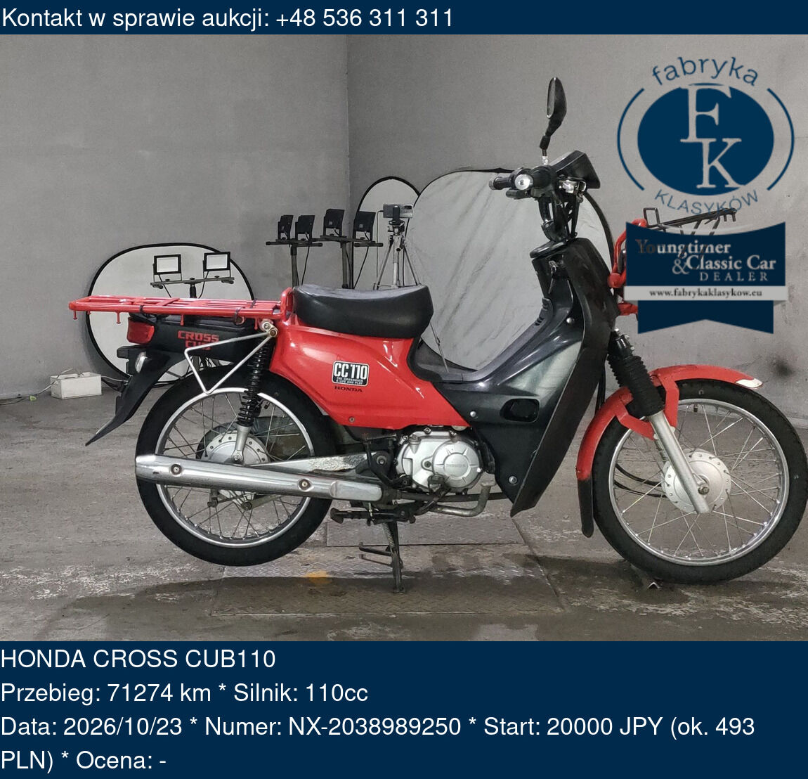 HONDA CROSS CUB110  - zdjęcie 2