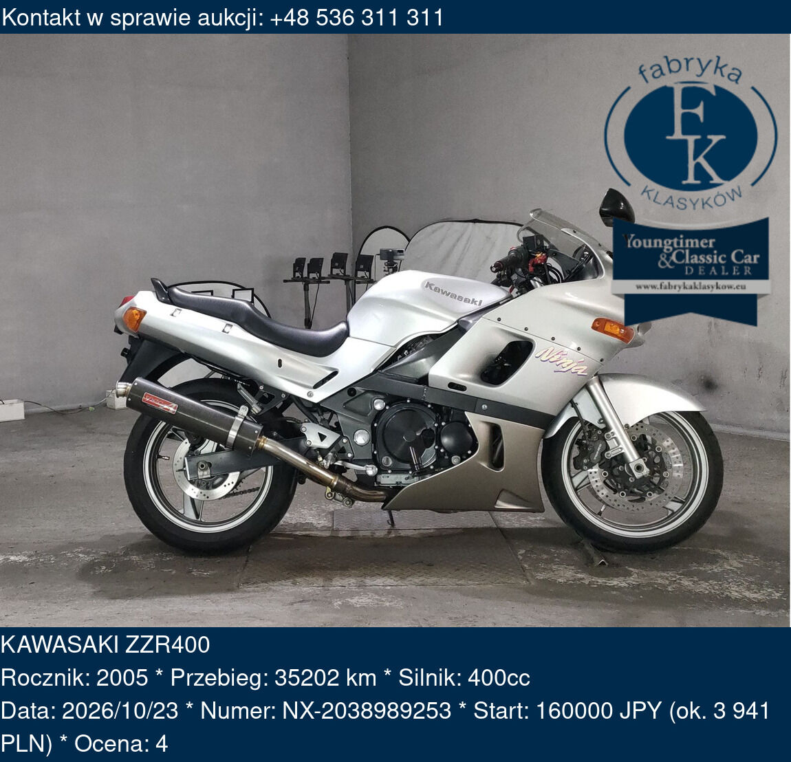 KAWASAKI ZZR400 2005 - zdjęcie 2