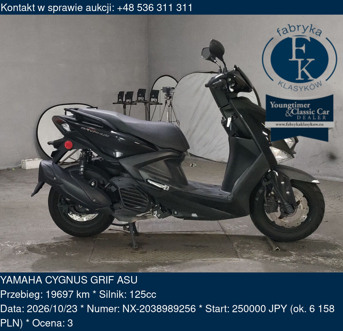 YAMAHA CYGNUS GRIF ASU  - zdjęcie 2