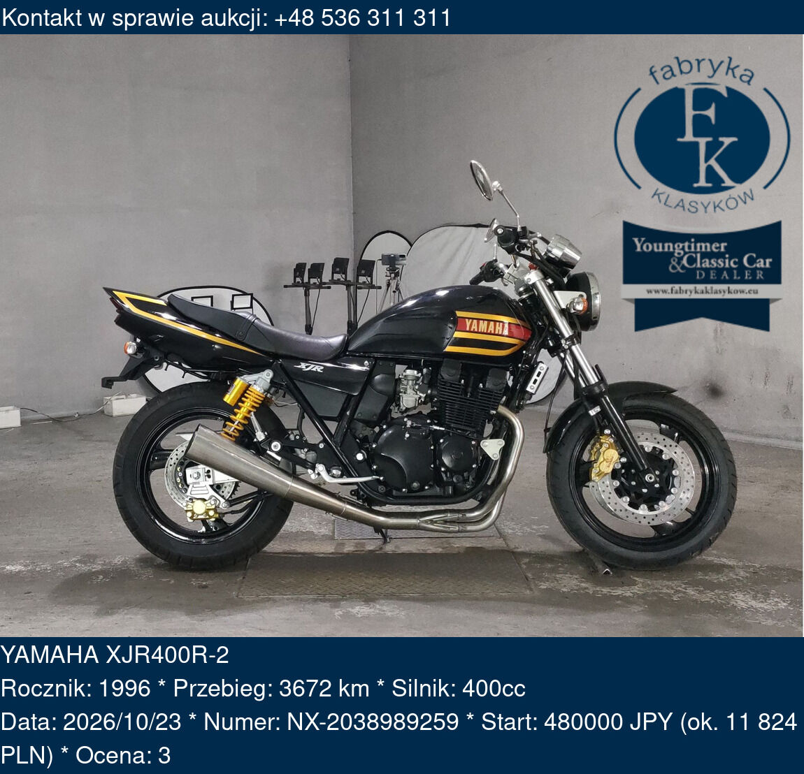 YAMAHA XJR400R-2 1996 - zdjęcie 2