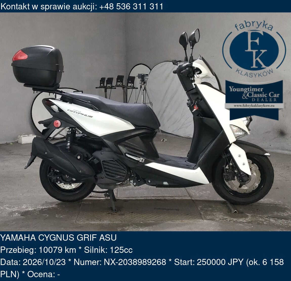 YAMAHA CYGNUS GRIF ASU  - zdjęcie 2