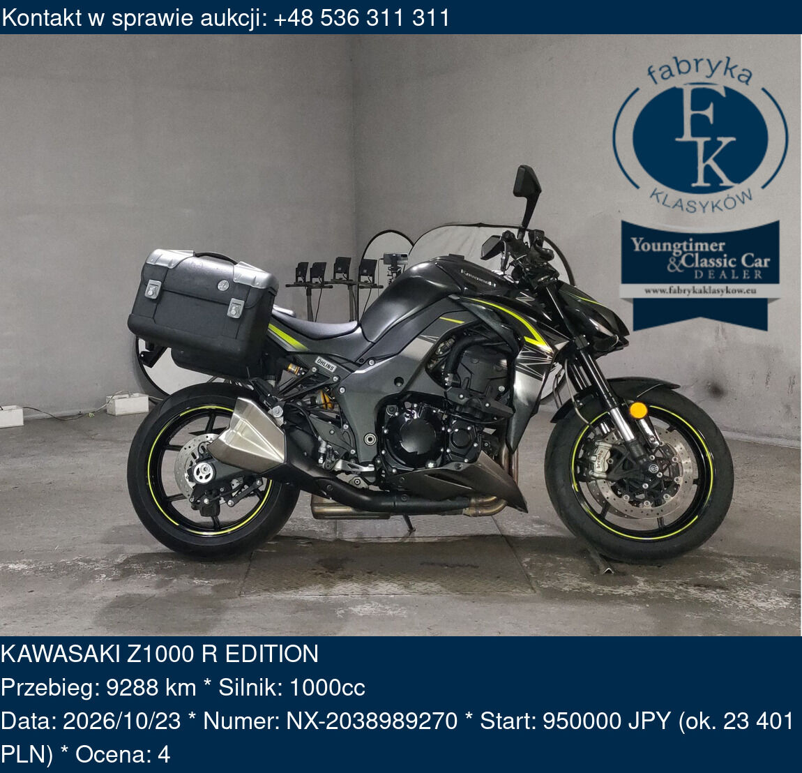 KAWASAKI Z1000 R EDITION  - zdjęcie 2