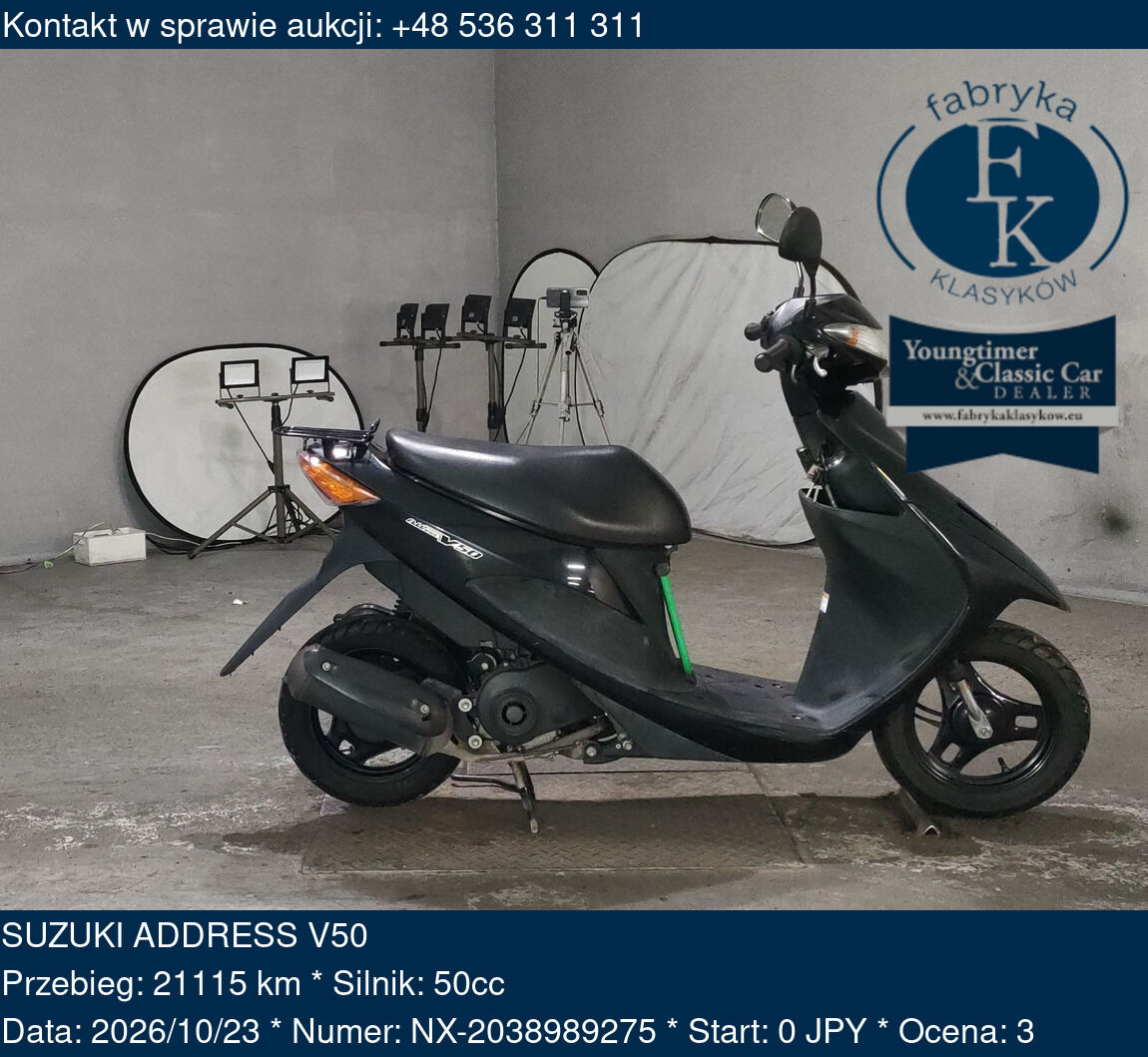 SUZUKI ADDRESS V50 - zdjęcie 2