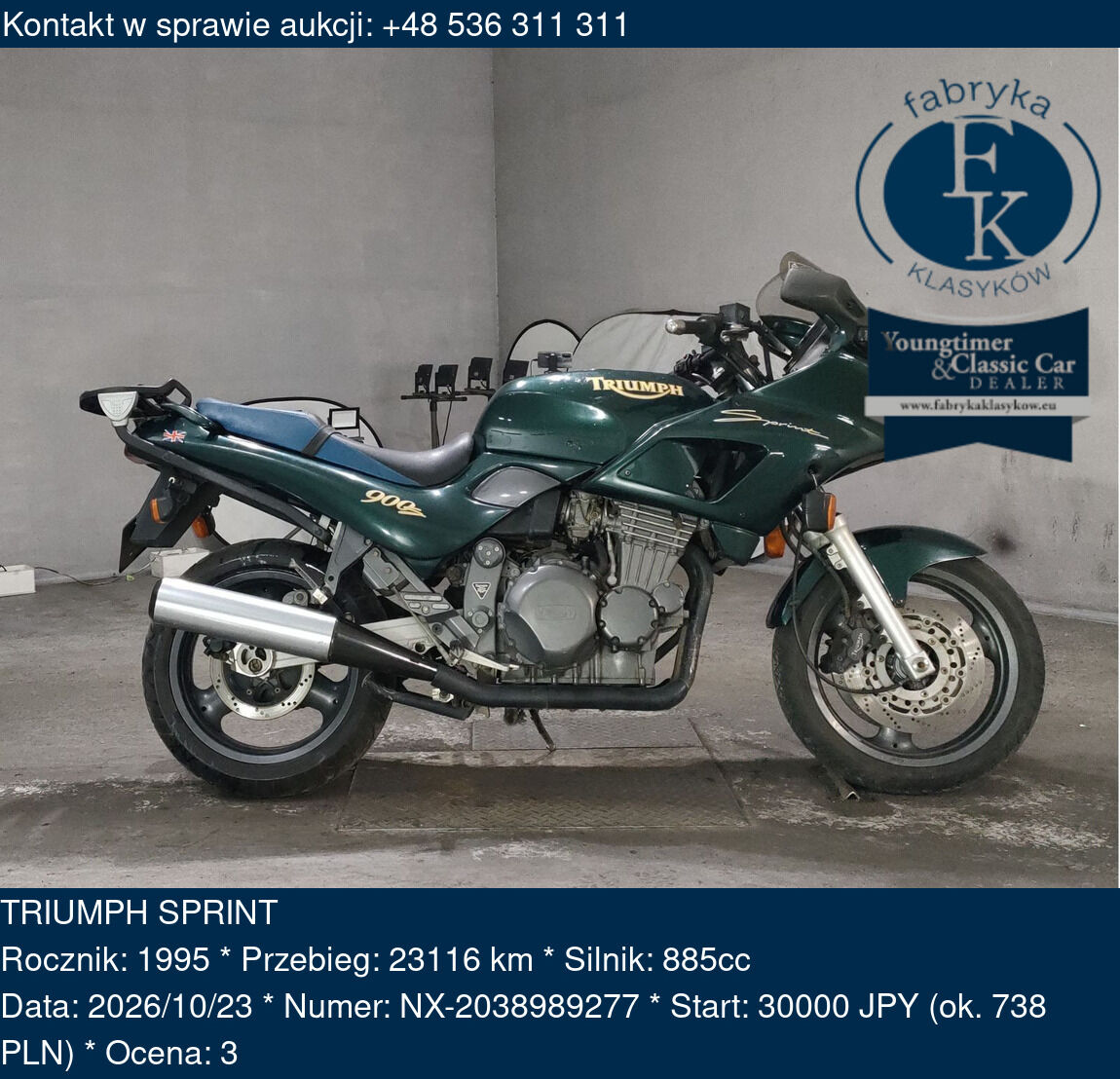 TRIUMPH SPRINT 1995 - zdjęcie 2