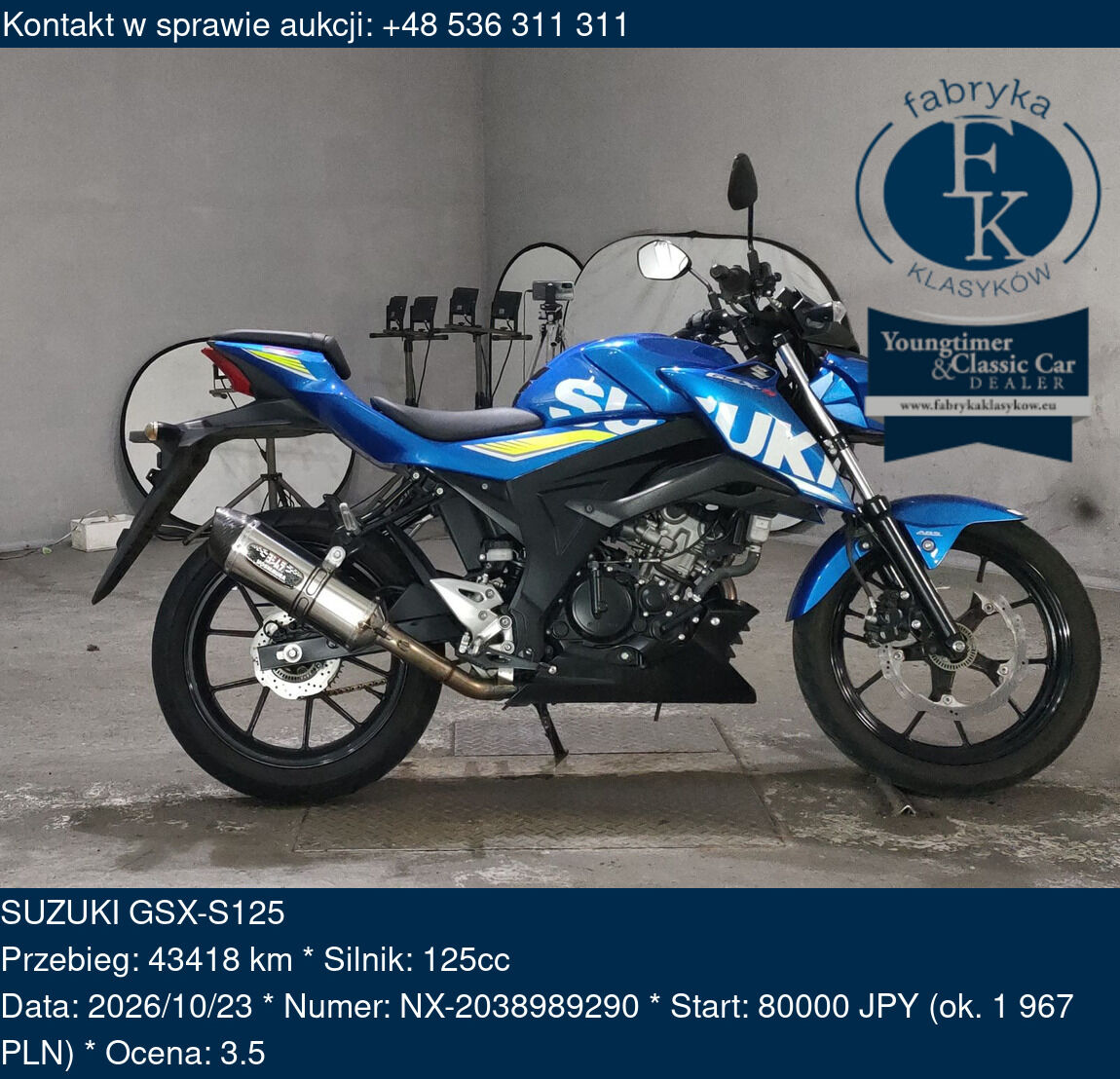 SUZUKI GSX-S125  - zdjęcie 2