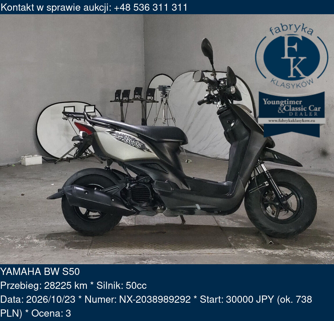 YAMAHA BW S50  - zdjęcie 2