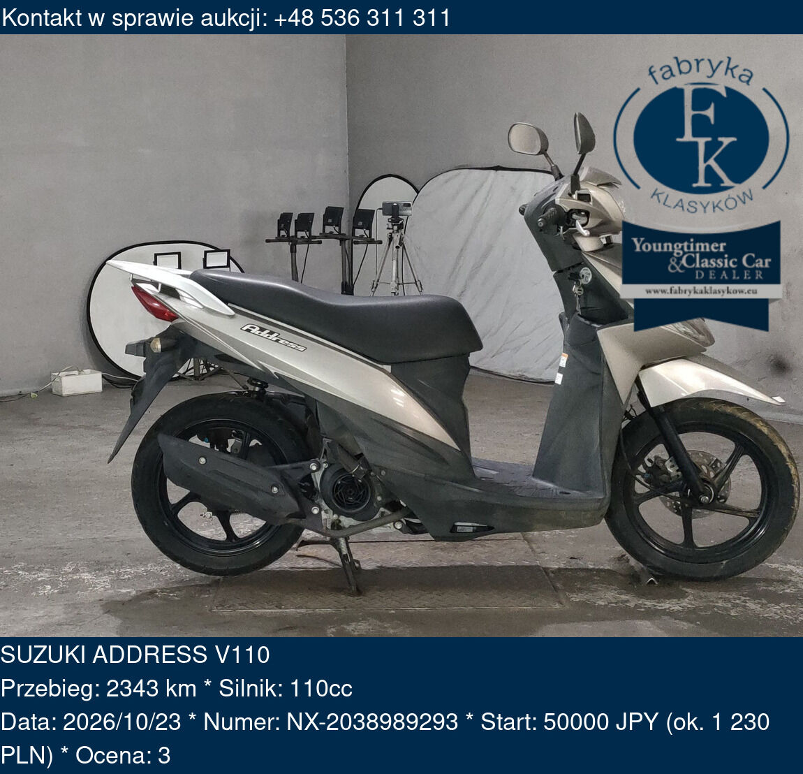 SUZUKI ADDRESS V110  - zdjęcie 2